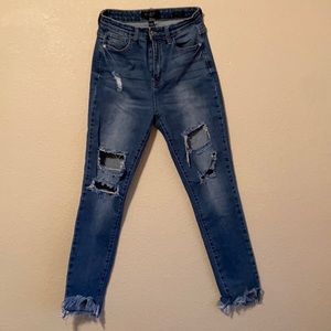 Judy Blue Ripped skinny jeans